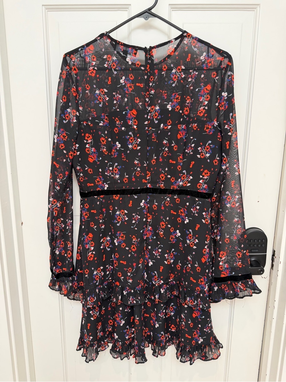 Lulus Long-Sleeve Ruffle Mini Dress - Medium - Picture 14 of 16